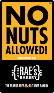 No nuts allowed sign