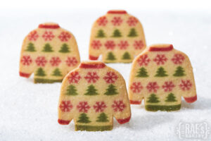 Ugly Sweater Shortbread Cookies