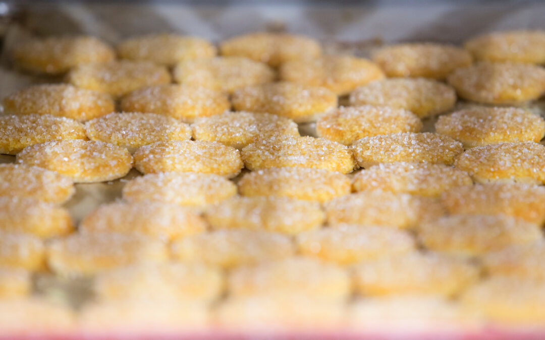 Shortbread cookies. Image for "Why does baking make you feel better?" blog