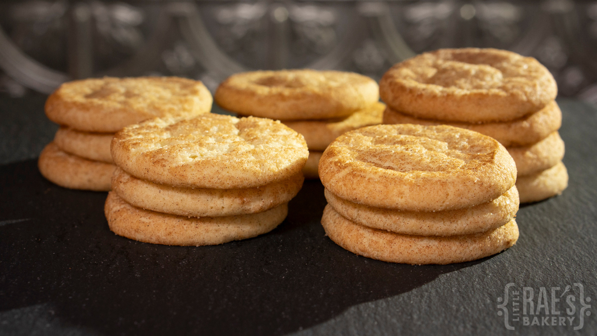Our Snickerdoodle Cookies are made with pure cane sugar